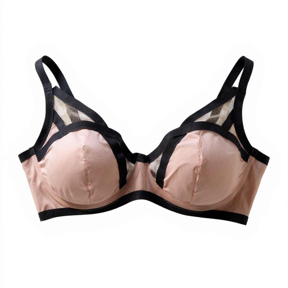 Agent Provocateur Black and Tan Underwire Bra
